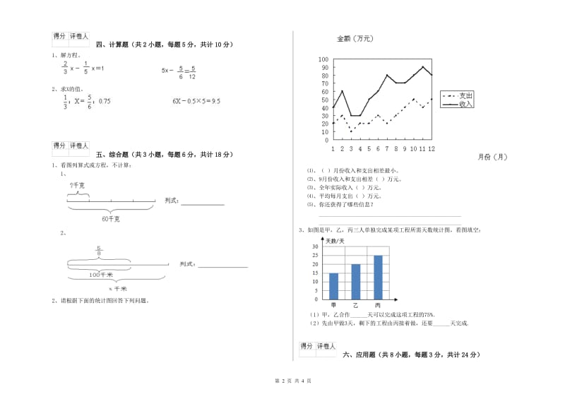 四川省2020年小升初数学综合检测试题C卷 附答案.doc_第2页