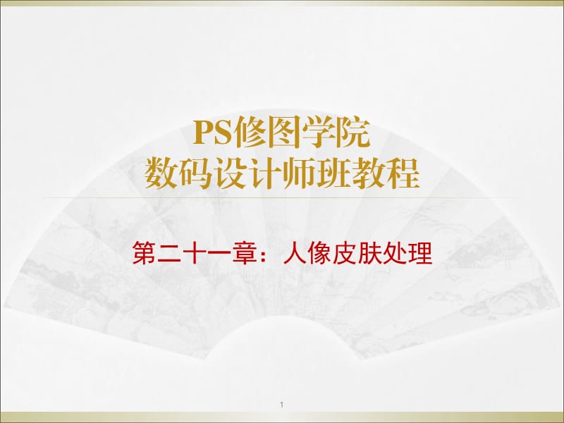 人像皮肤处理ppt课件.ppt_第1页