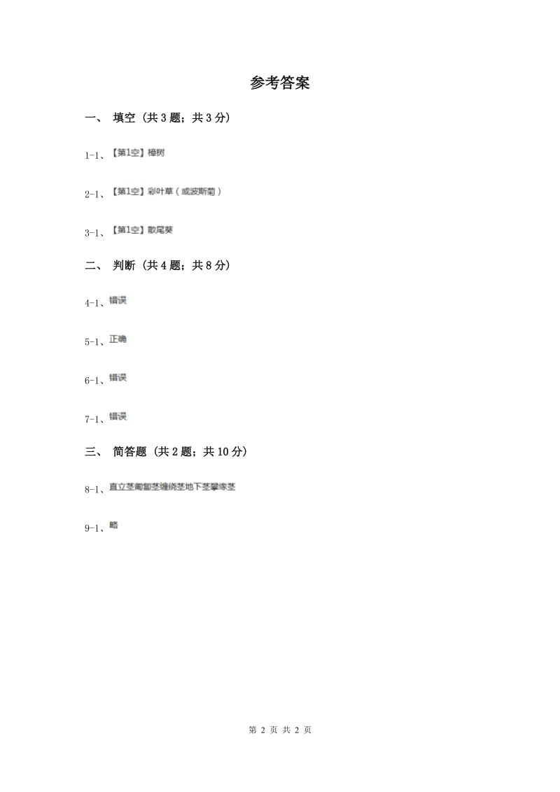 粤教版小学科学二年级上册 1.2 樟树与彩叶草.doc_第2页