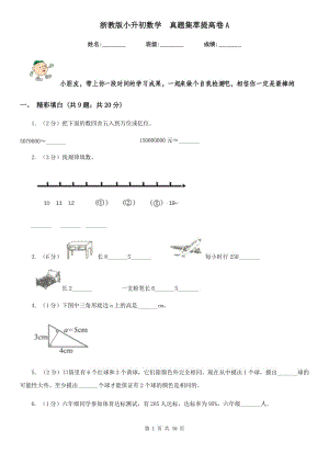 浙教版小升初數(shù)學(xué)真題集萃提高卷A.doc