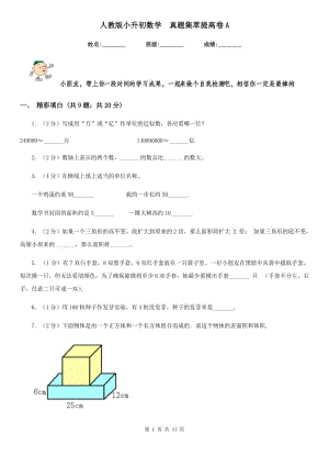 人教版小升初數(shù)學(xué)真題集萃提高卷A.doc