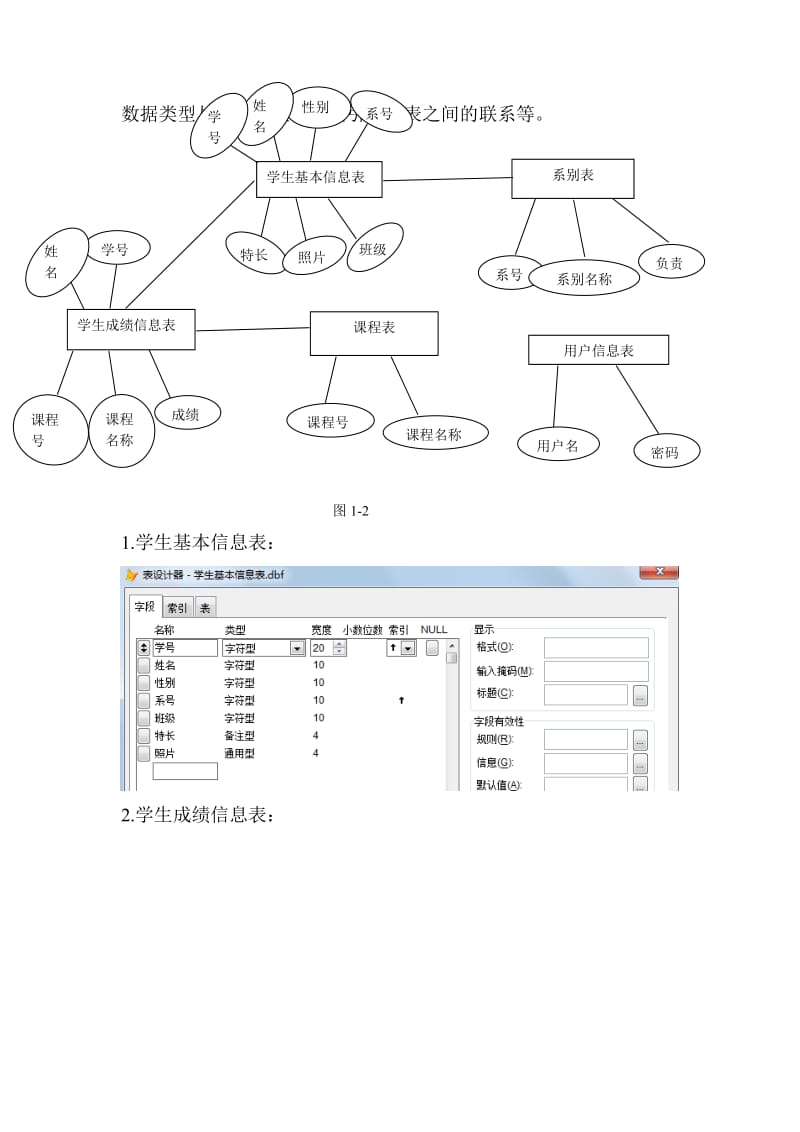 VFP学生成绩管理系统设计报告.doc_第3页