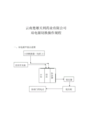 雙電源切換操作規(guī)程.doc