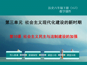 2018年春八年級歷史下冊第三單元社會主義現(xiàn)代化建設(shè)的新時期教學(xué)課件（打包7套）川教版.zip