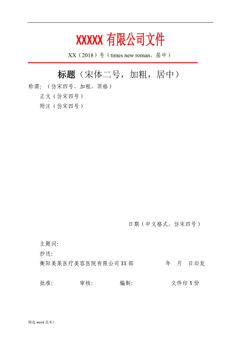 公司下行文发文格式模板.doc_第1页