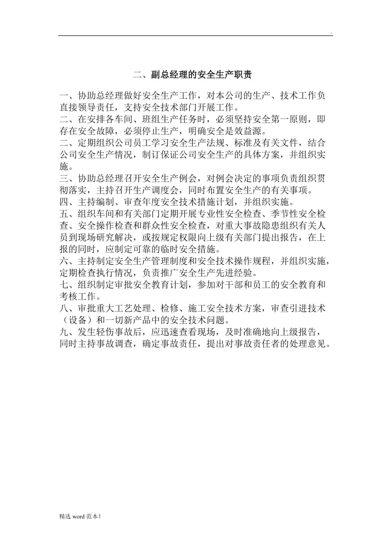 P总经理安全职责最新版.doc_第2页