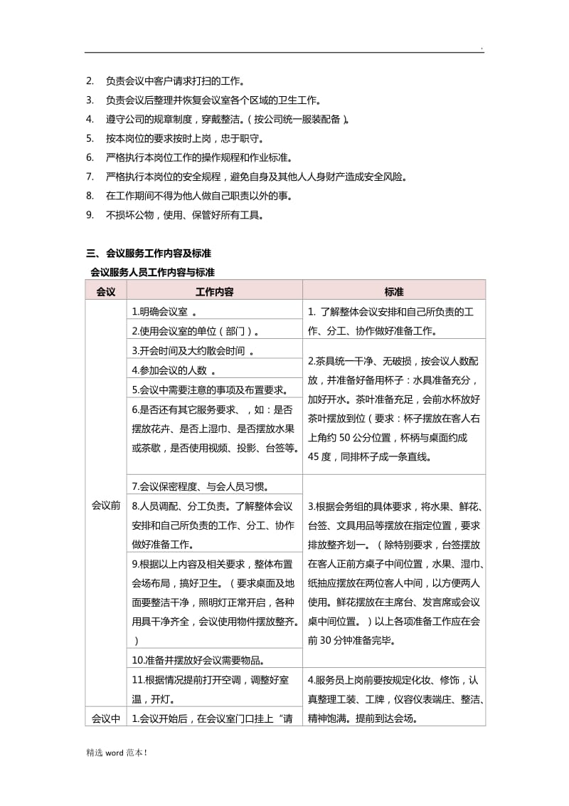 会务及客服服务管理方案.doc_第2页