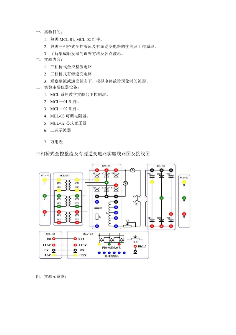 三相桥式全控整流电路实验报告.doc_第2页