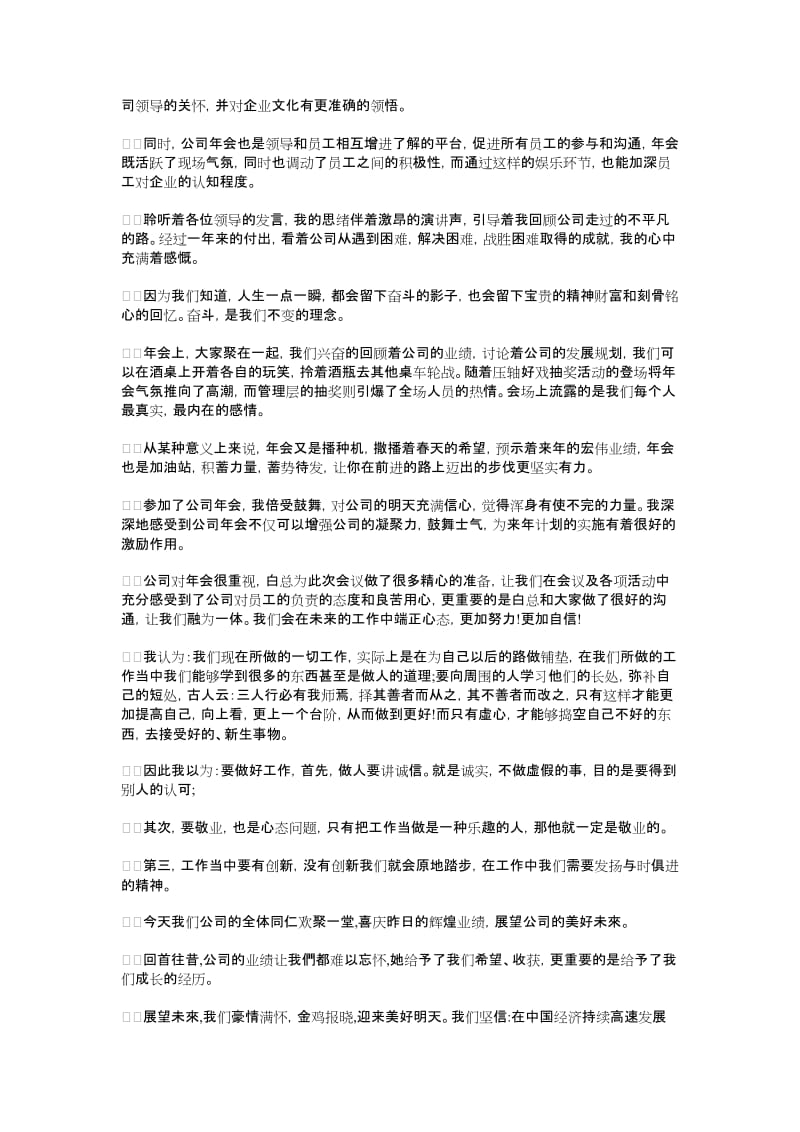 公司年会发言稿4篇.doc_第2页