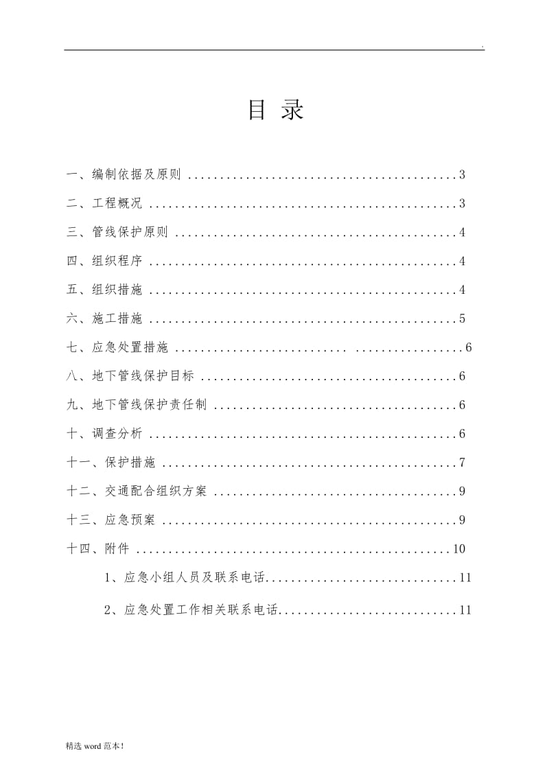 地下管线保护专项施工方案.doc_第2页