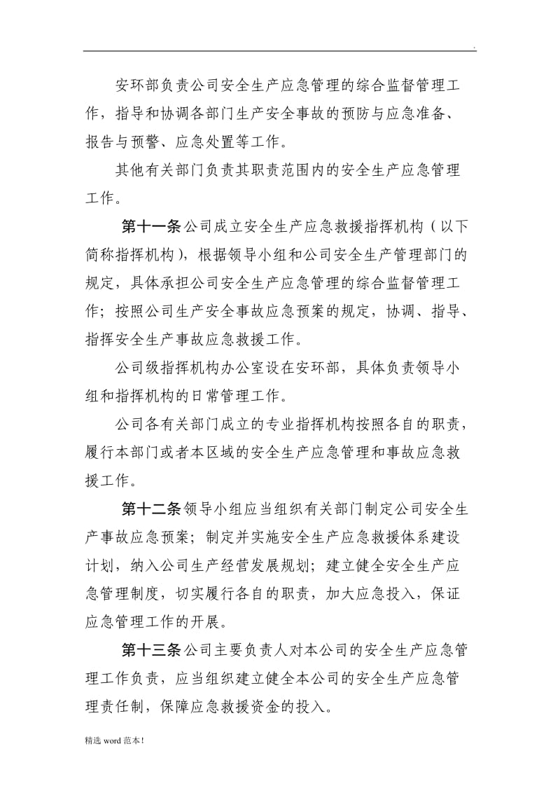 安全生产应急管理办法.doc_第3页