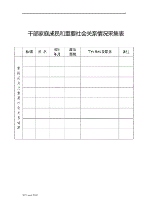 家庭成員信息表(格式).doc