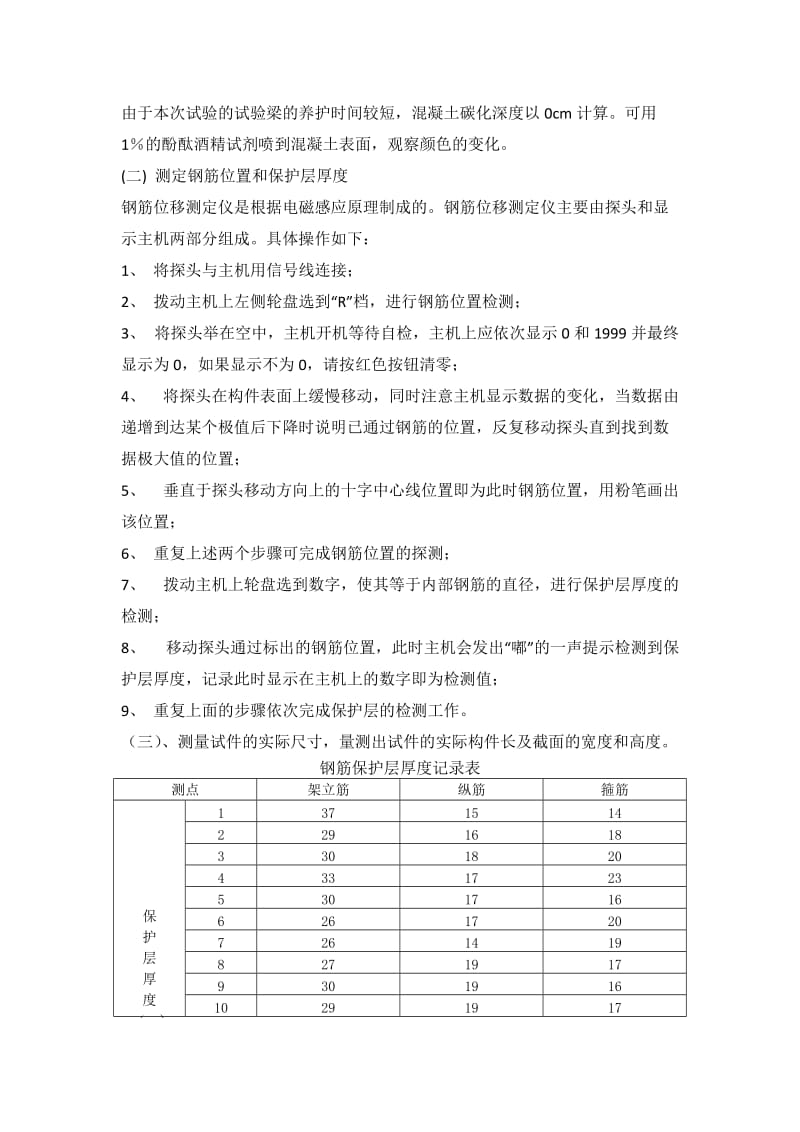 回弹法测混凝土强度实验报告.doc_第2页