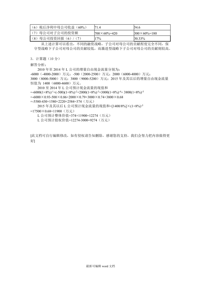 企业集团财务管理作业答案.doc_第3页