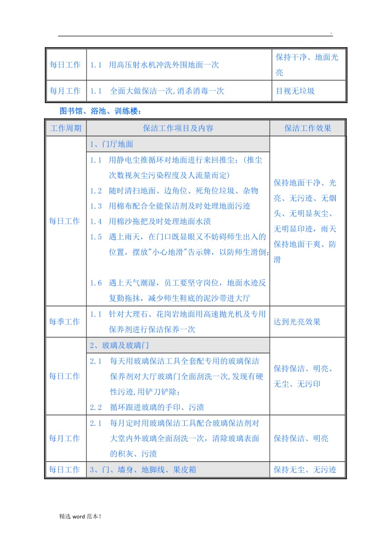 学校保洁项目实施方案.doc_第3页