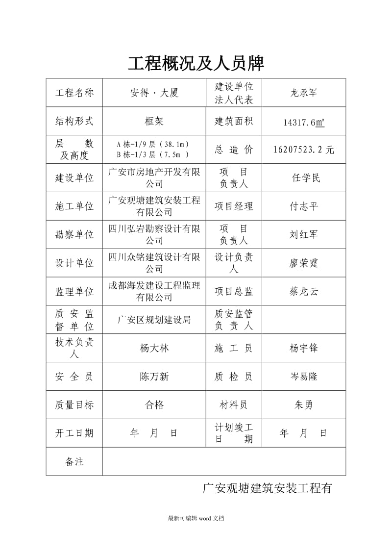 建筑工程九牌二图.doc_第1页