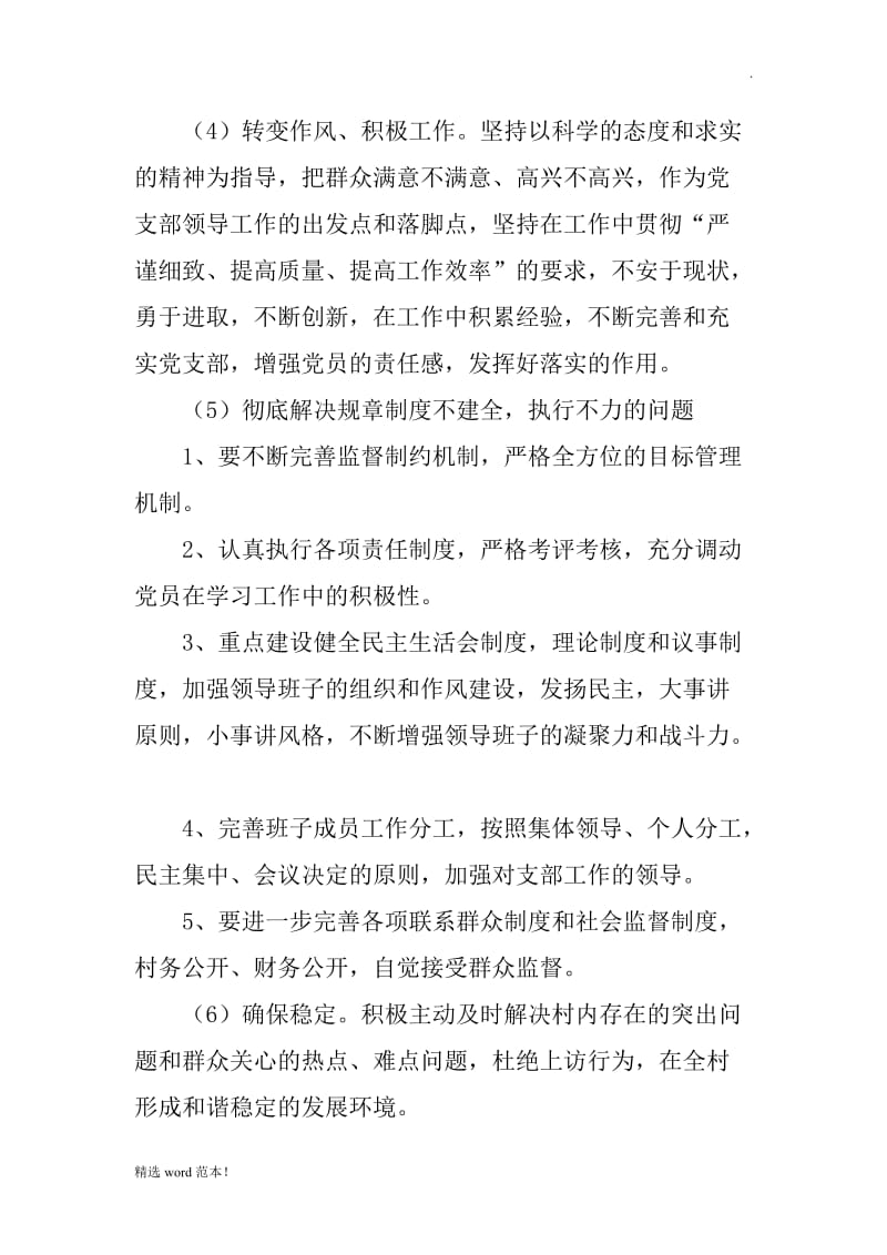 村党支部整改问题清单.doc_第3页