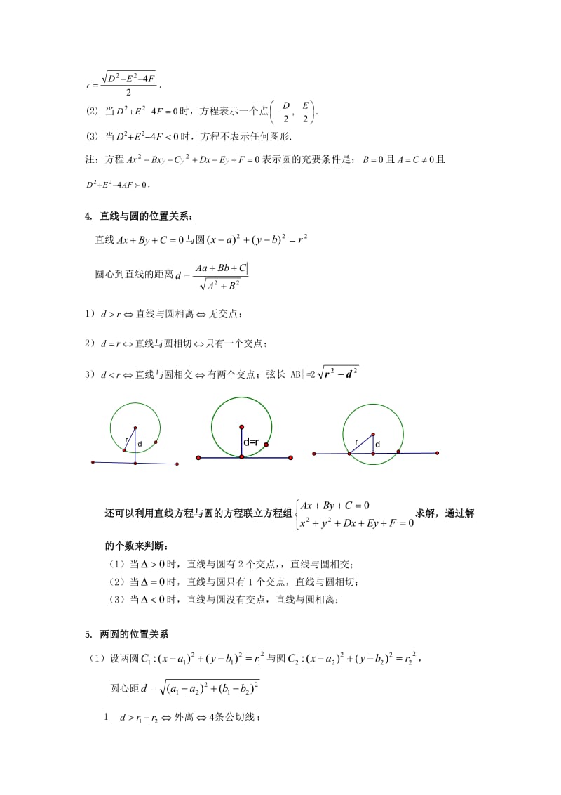 圆与方程知识点总结典型例题.doc_第2页