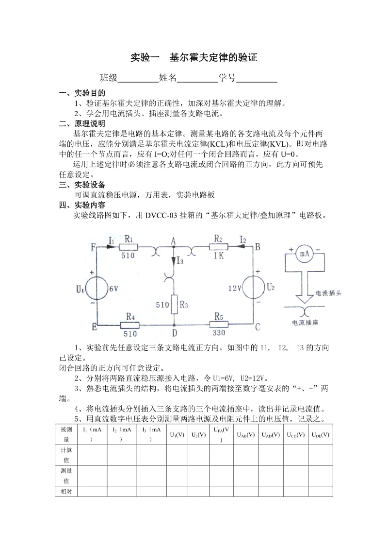 电工电子实验报告.doc_第1页