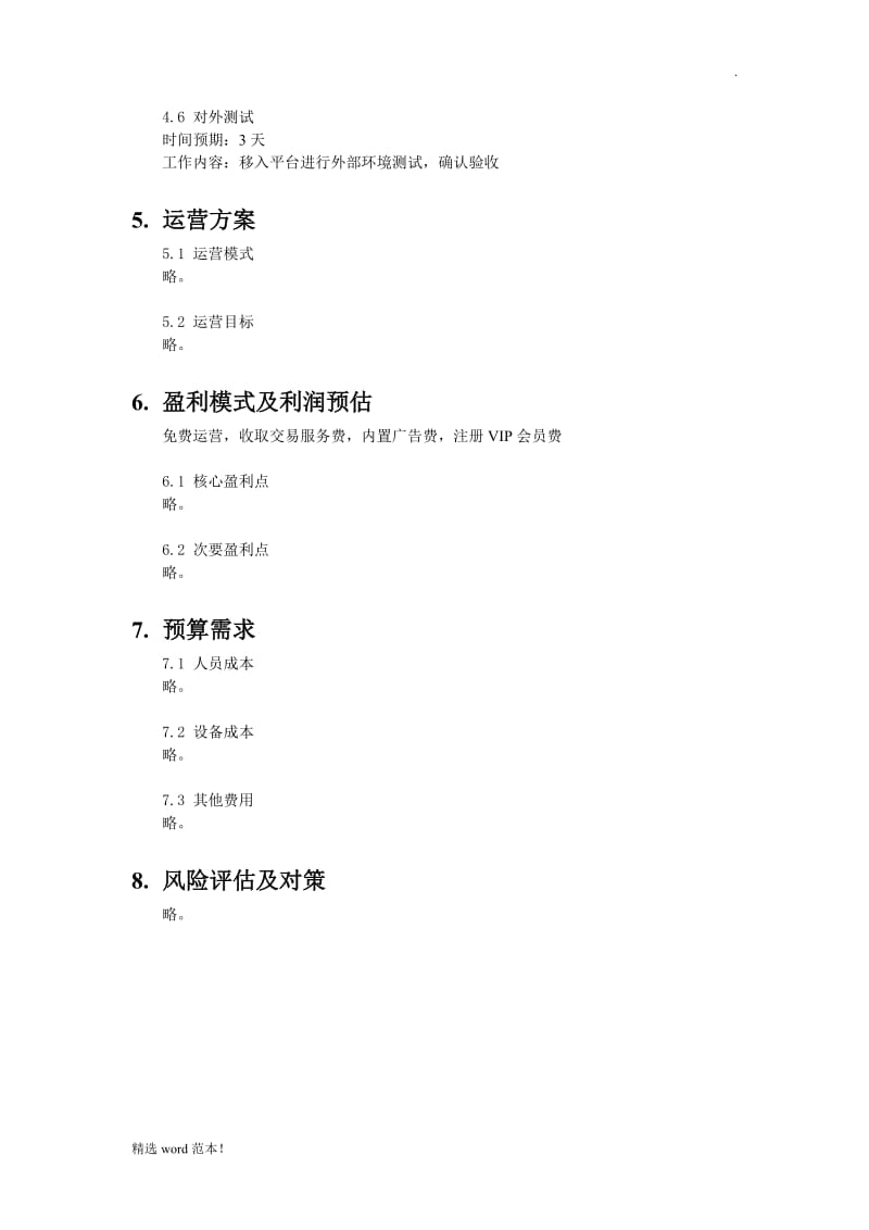 APP项目计划书模板.doc_第3页