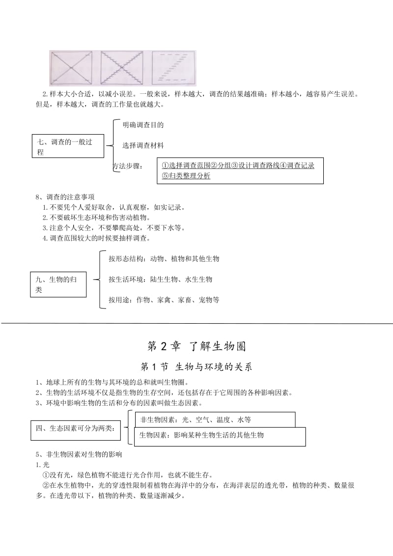 七(上)生物知识点总结.doc_第2页