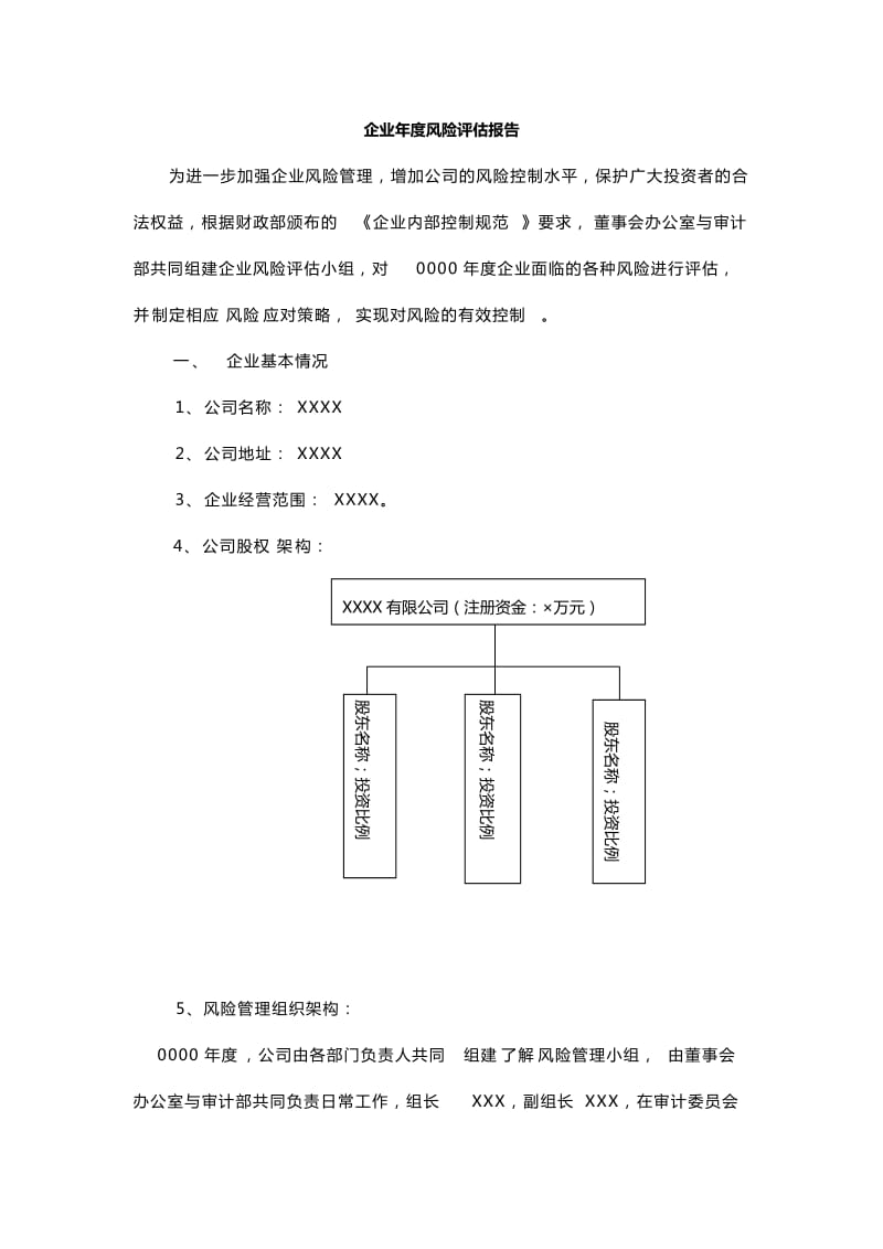 企业风险评估报告.doc_第1页