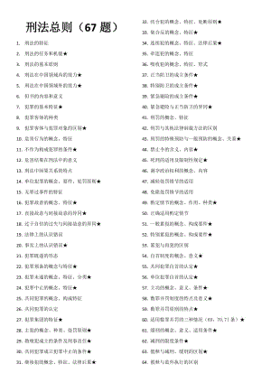 法律碩士考試分析439個背誦知識點.doc