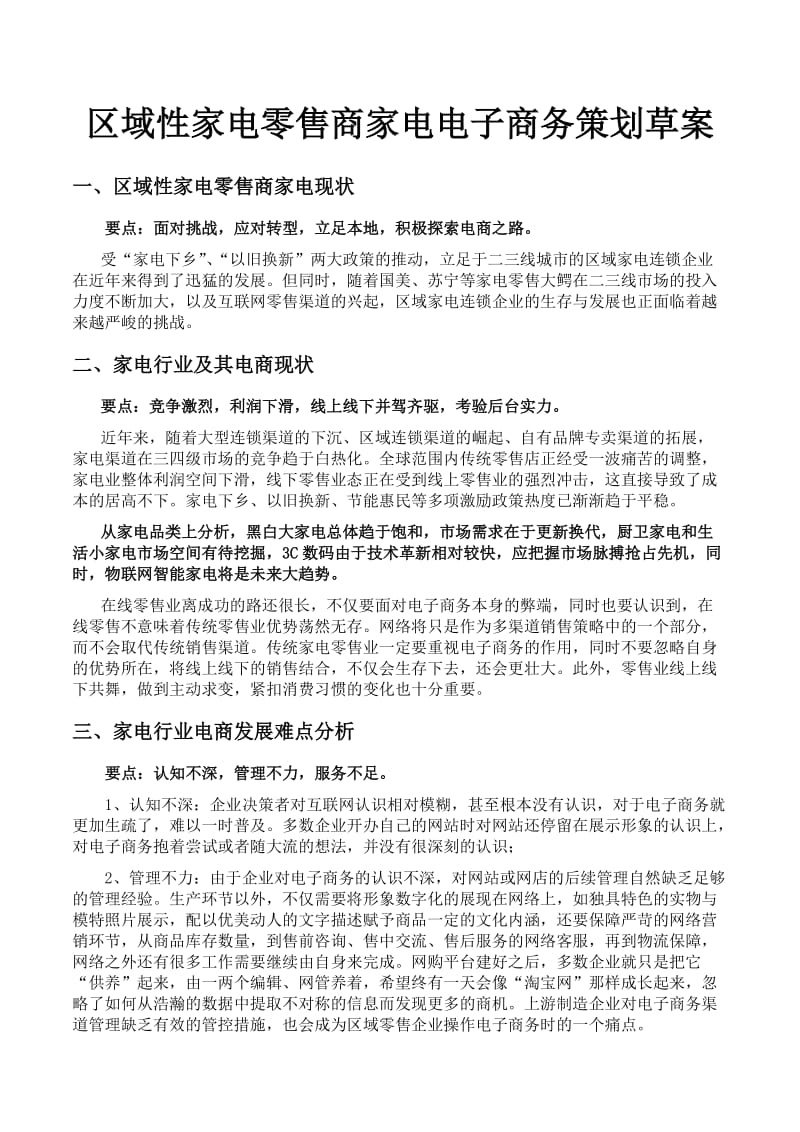 区域性家电零售商电子商务策划草案.doc_第2页