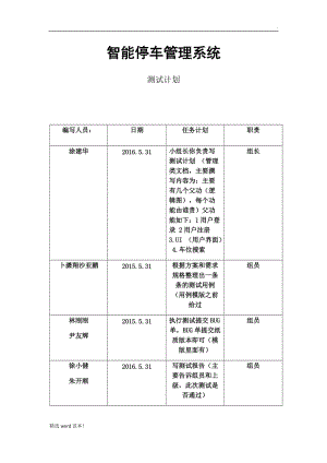 實(shí)訓(xùn)報(bào)告 智能停車場.doc