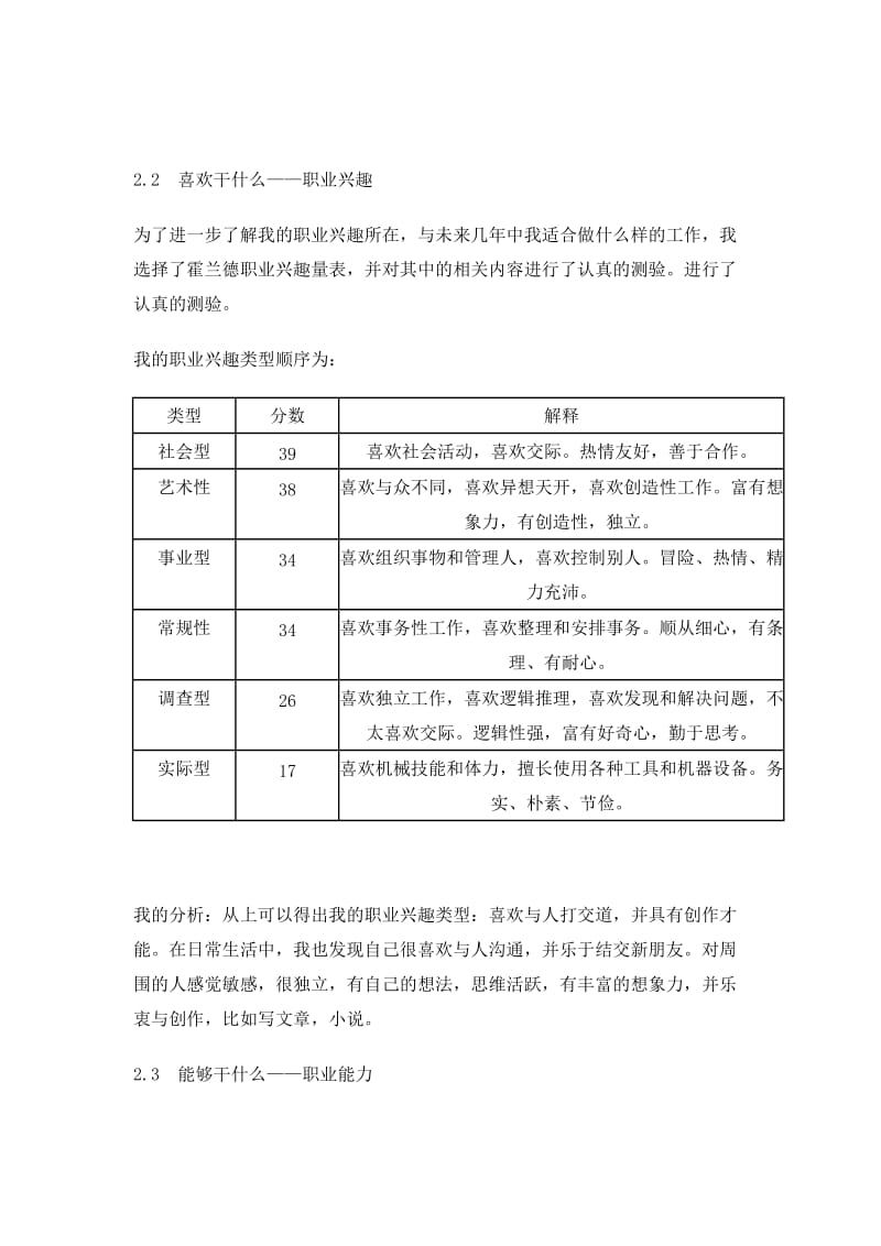 人力资源管理专业大学生职业生涯规划书范文.doc_第3页