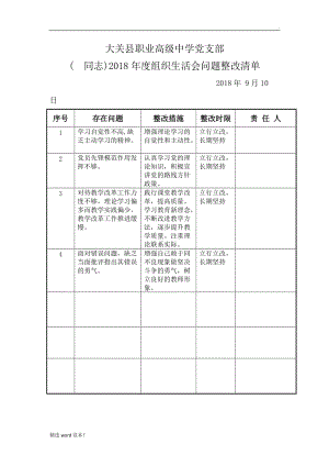 2018問題整改清單.doc