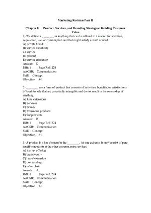 市場營銷學(xué)題庫marketing題庫.doc