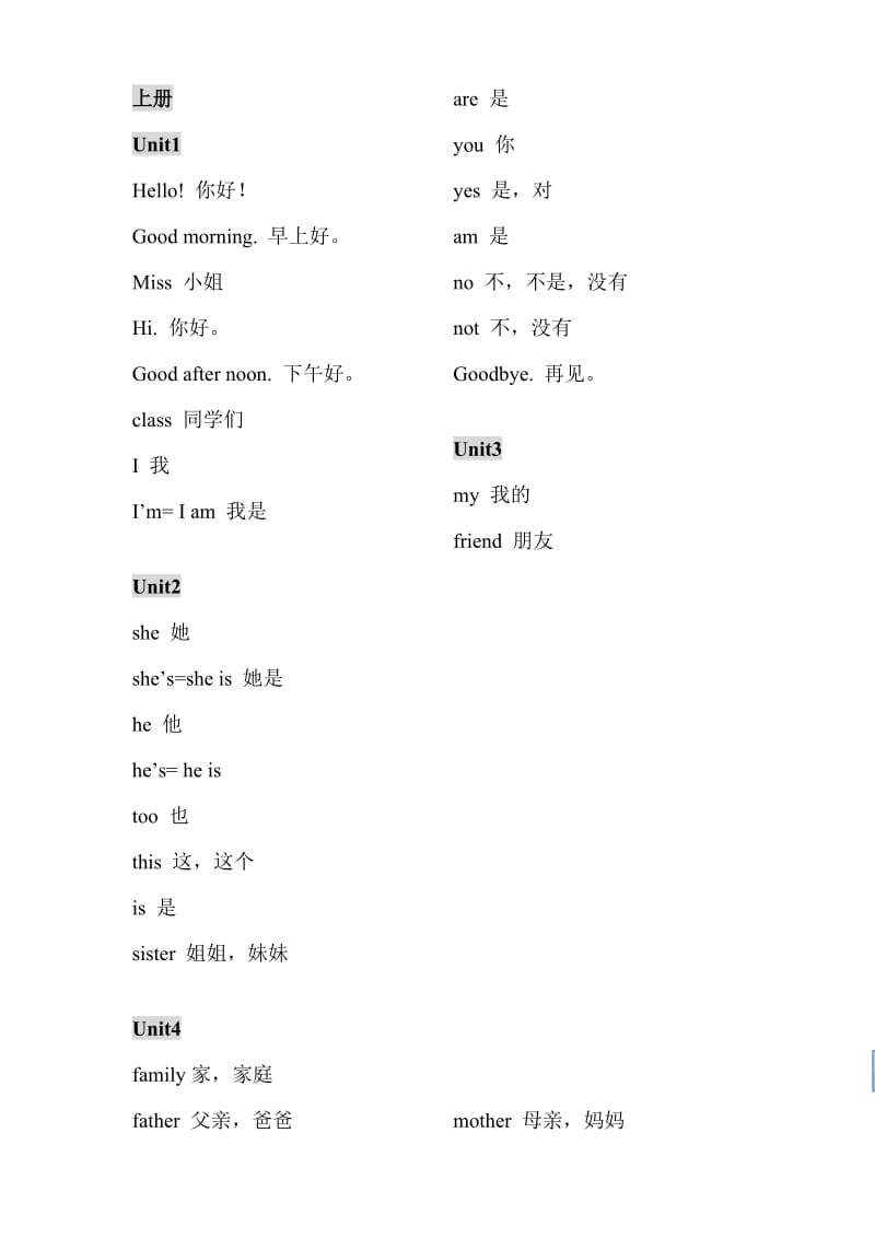 苏教版译林三年级上下册单词表.doc_第1页