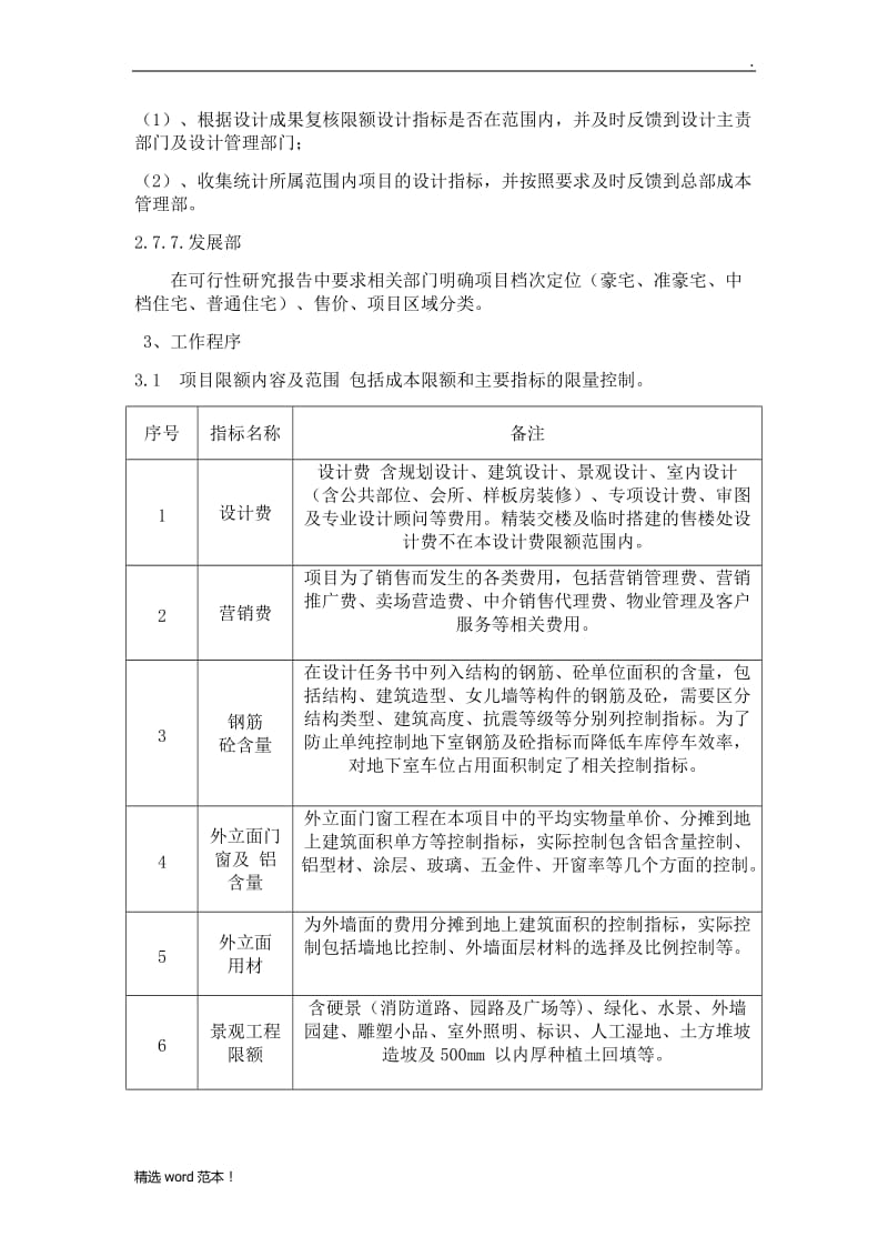 万科集团全套项目限额管理标准word版.doc_第3页