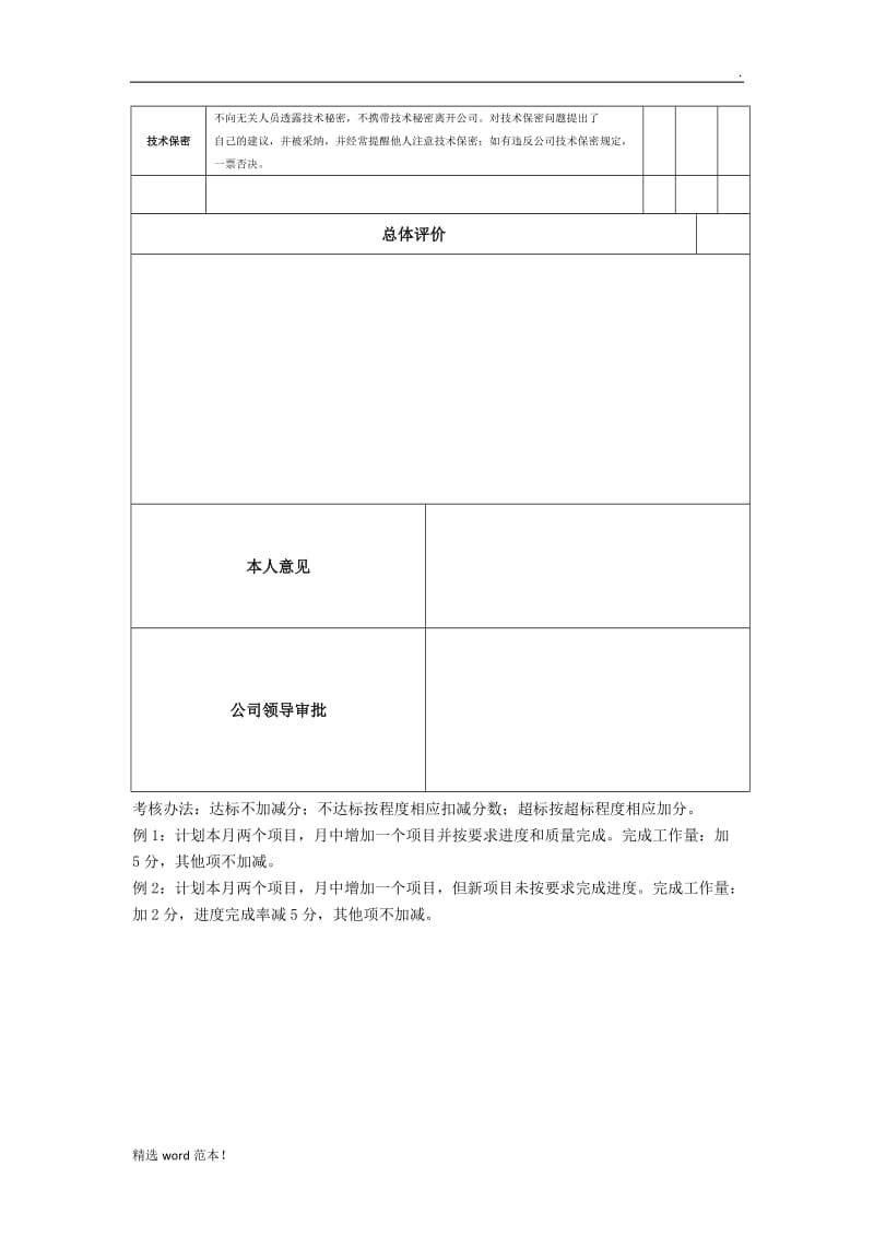 软件工程师绩效考核(细分权重).doc_第2页