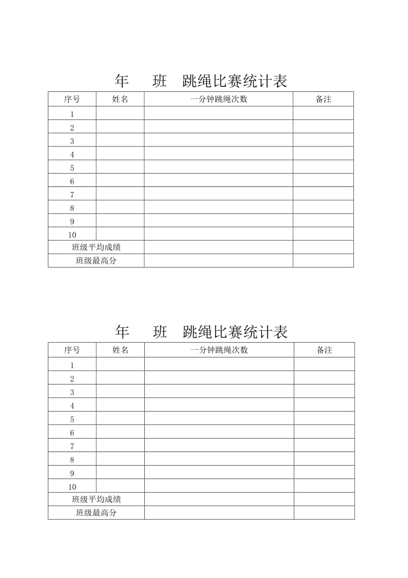 一分钟跳绳比赛活动方案.doc_第3页