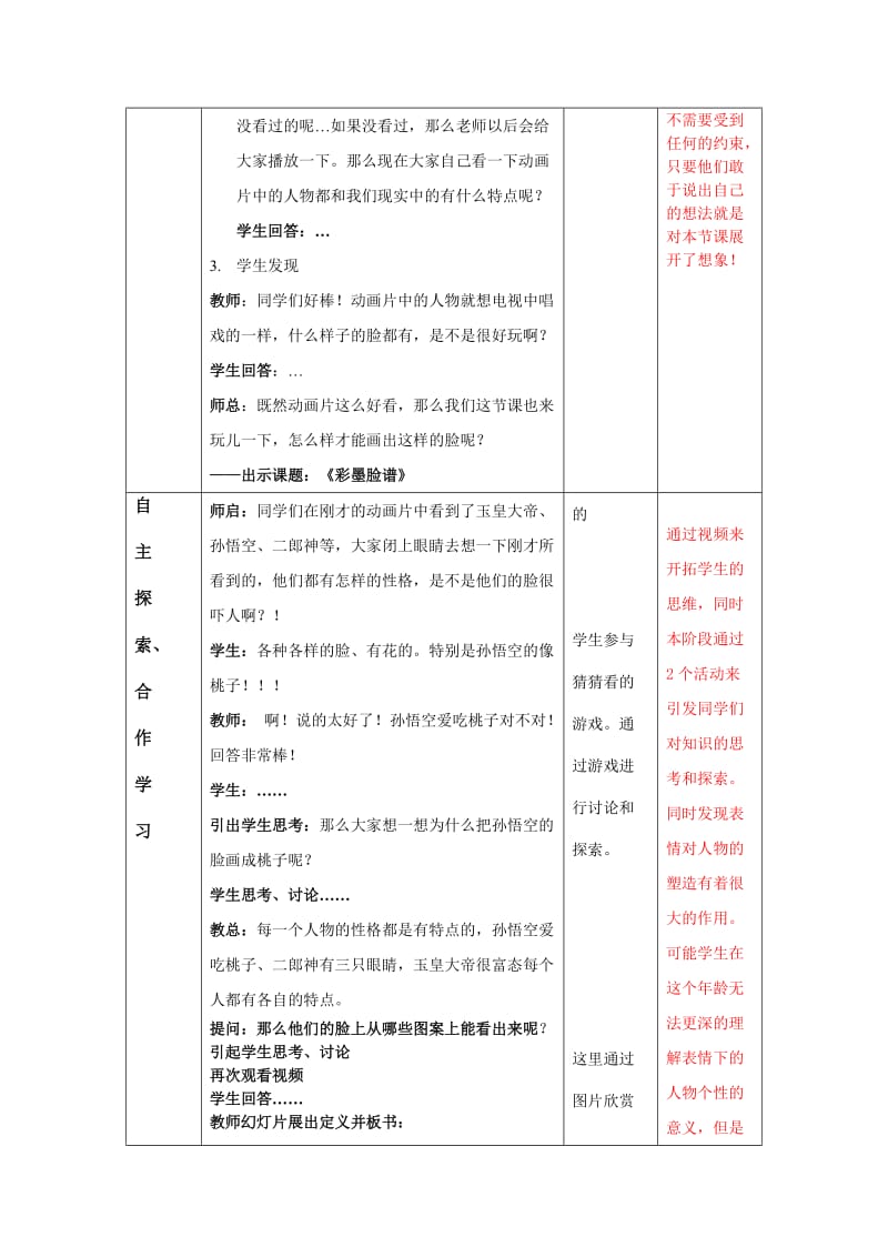 人教版小学五年级《彩墨脸谱》优秀教案.doc_第3页