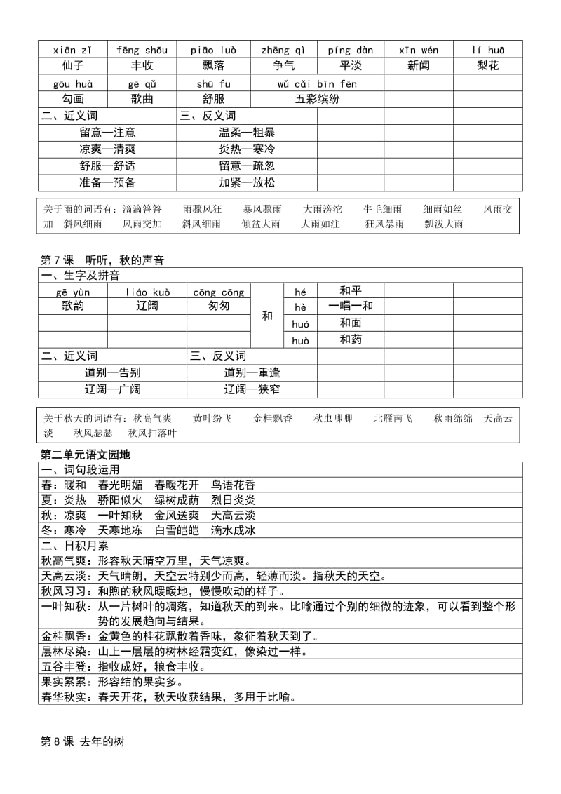 小学三年级语文上册期中复习.doc_第3页