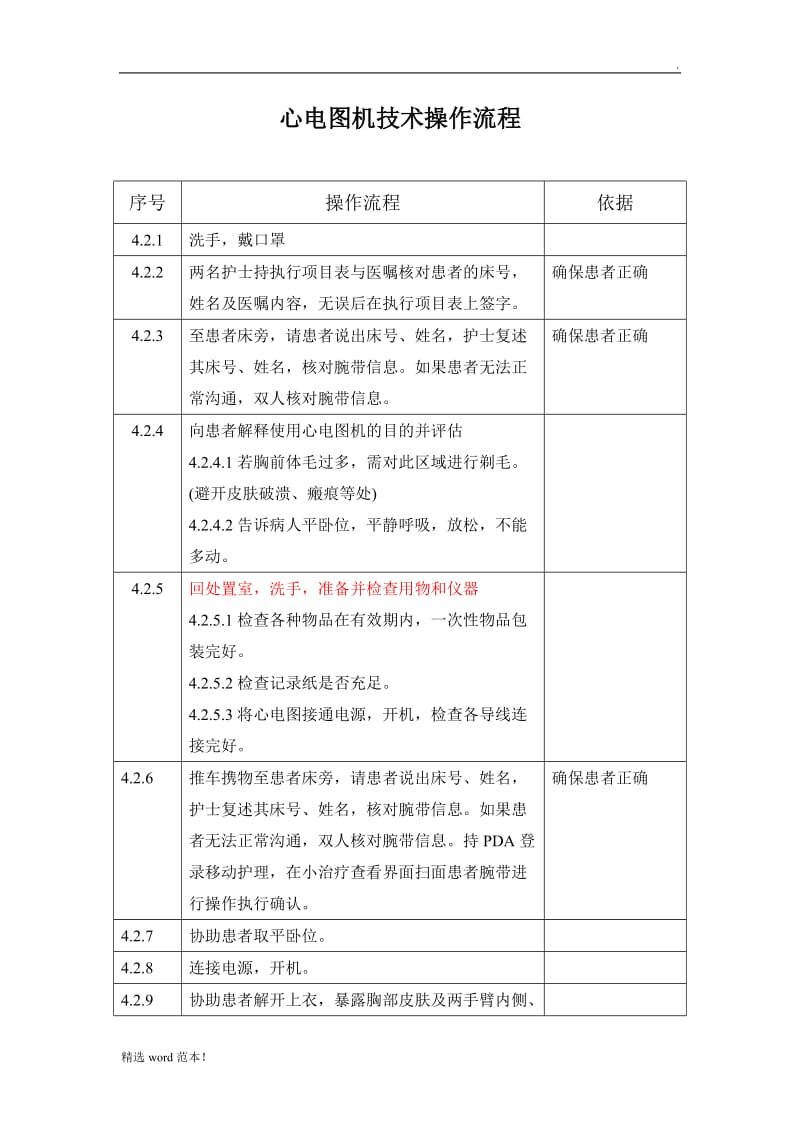 心电图操作流程及评分标准.doc_第2页