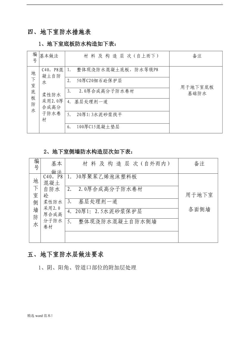 地下室防水工程专项施工方案.doc_第3页