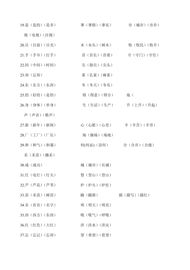 小学一.二年级语文同音字区别及组词.doc_第2页