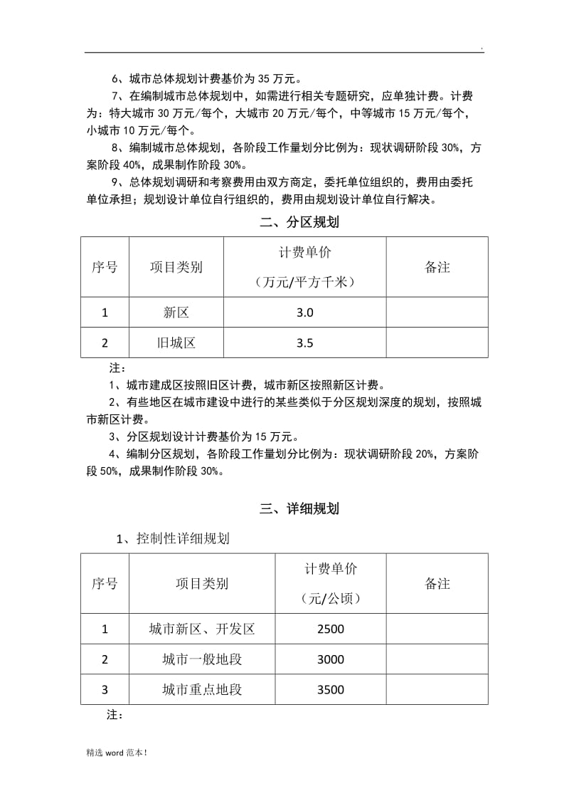 民用建筑设计收费标准.doc_第3页