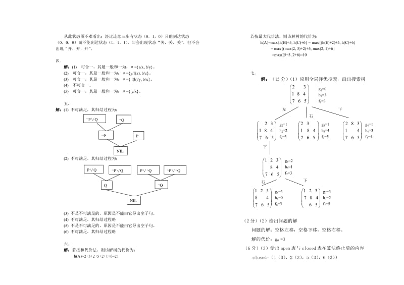 人工智能与专家系统模拟题.doc_第3页