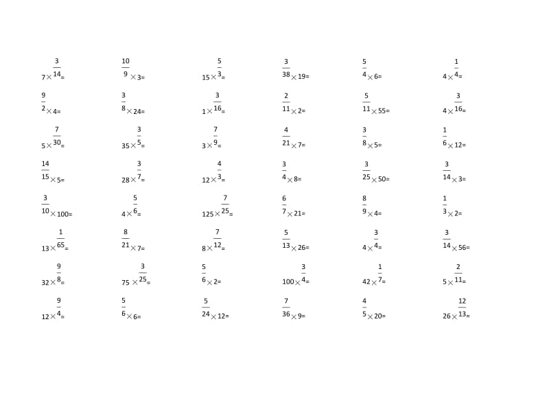 六年级分数乘除法口算.doc_第3页
