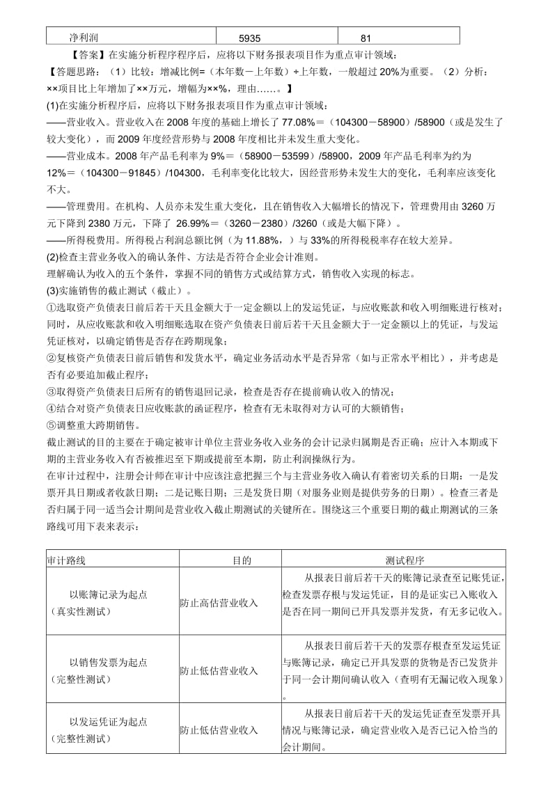 审计案例分析答案.doc_第2页