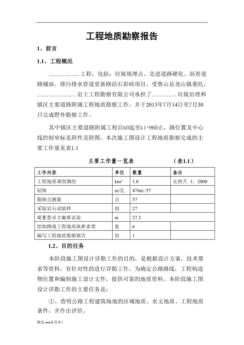 垃圾填埋场勘察报告.doc_第1页