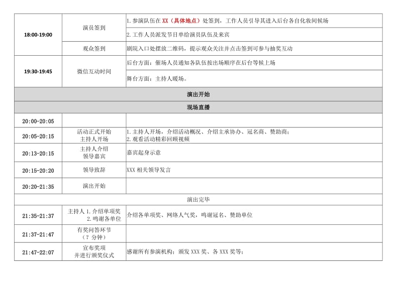 超详细活动执行方案(晚会).doc_第3页