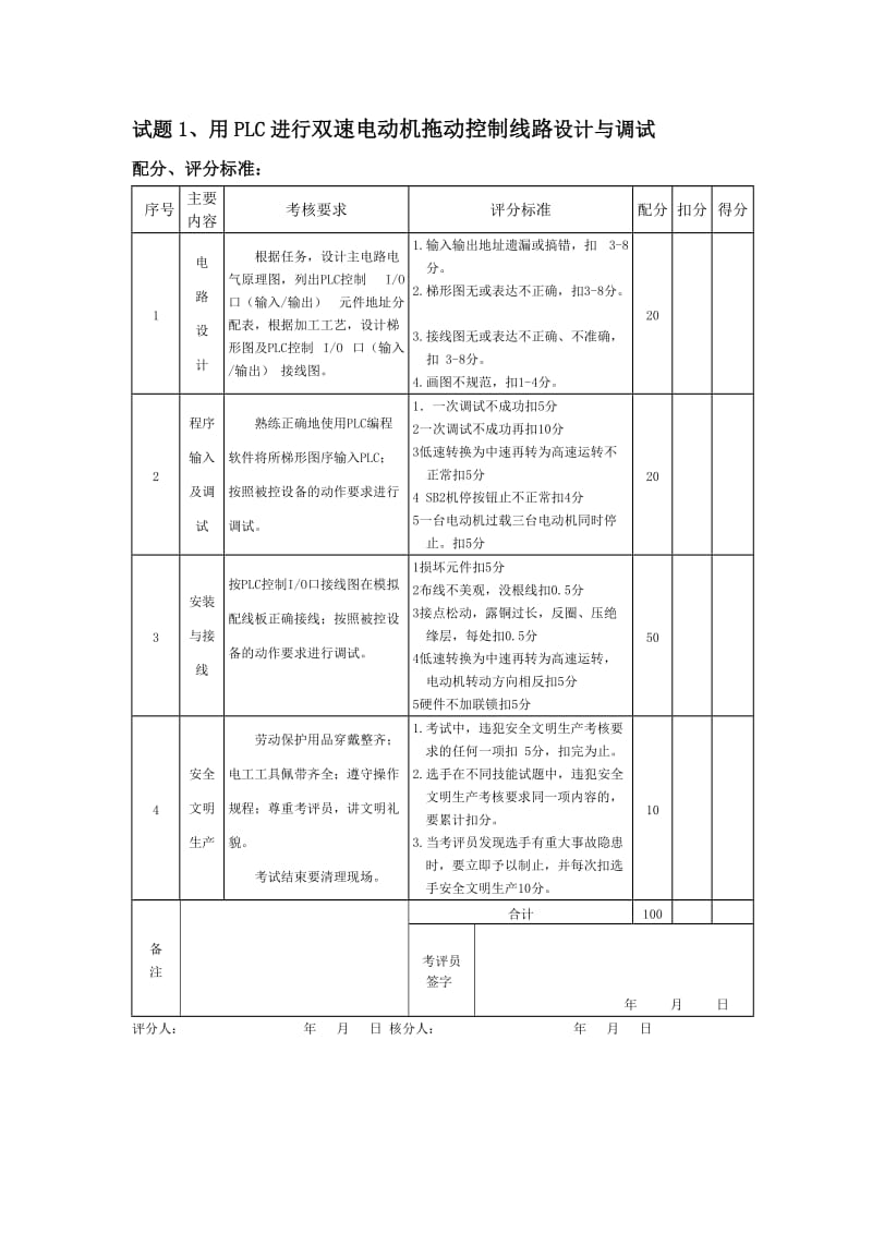 PLC控制三速电动机试题.doc_第2页