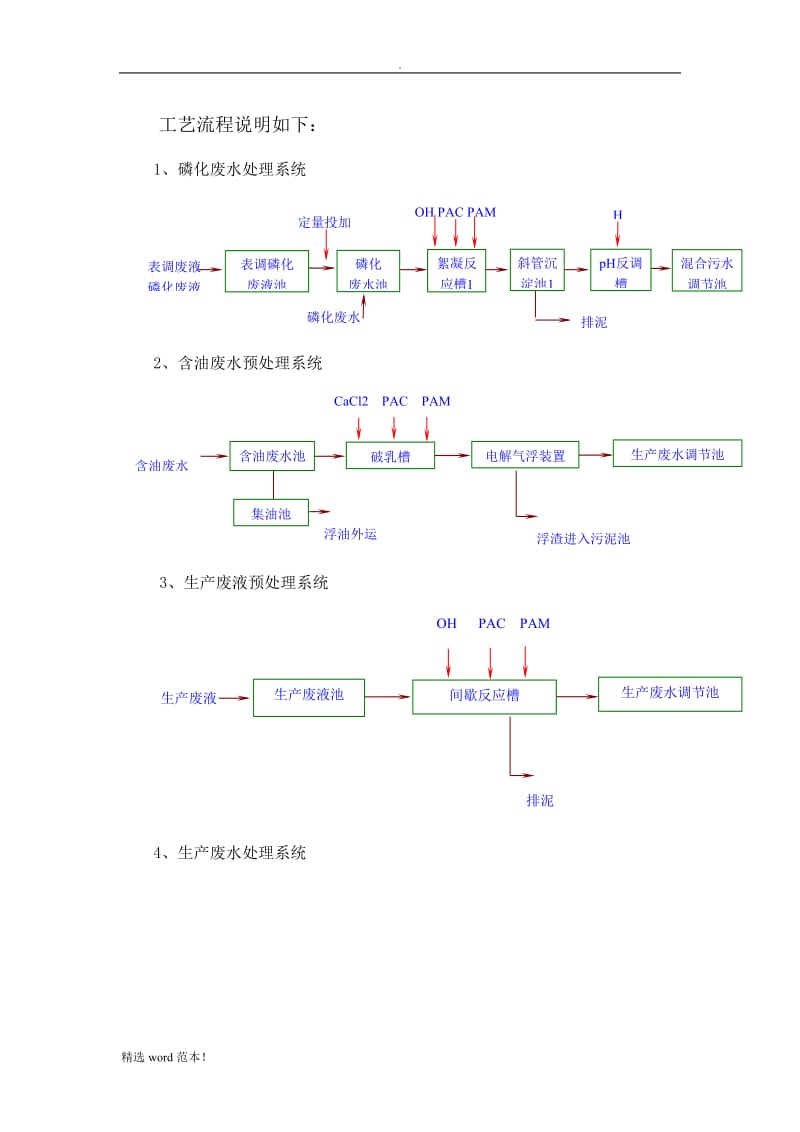 涂装电泳废水处理工艺流程.doc_第3页