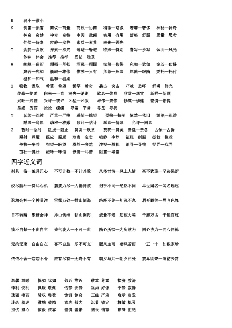 小学六年级语文近义词大全.doc_第2页